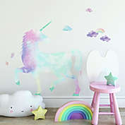 RoomMates&reg; 17-Count Galaxy Unicorn Giant Peel and Stick Wall Decals
