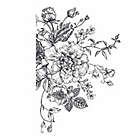 Alternate image 1 for Roommates&reg; Peony Giant Peel &amp; Stick Wall Decal in Black