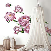 Roommates&reg; Large Peony Giant Peel &amp; Stick Wall Decal in Pink