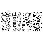 Alternate image 1 for RoomMates&reg; All Because Two People Quote 16.86-Inch x 7.47-Inch Wall Decals in Black