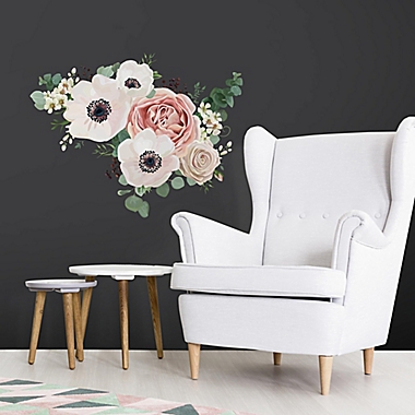 Roommates&reg; Fresh Floral 22.6-Inch x 16.3-Inch Vinyl Wall Decal. View a larger version of this product image.