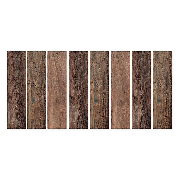 Roommates Barnwood Plank L Stick Wall Decals Bed Bath Beyond - Roommates Wall Decals Wood Planks