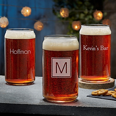 Classic Celebrations Engraved 16 oz. Beer Can Glass. View a larger version of this product image.