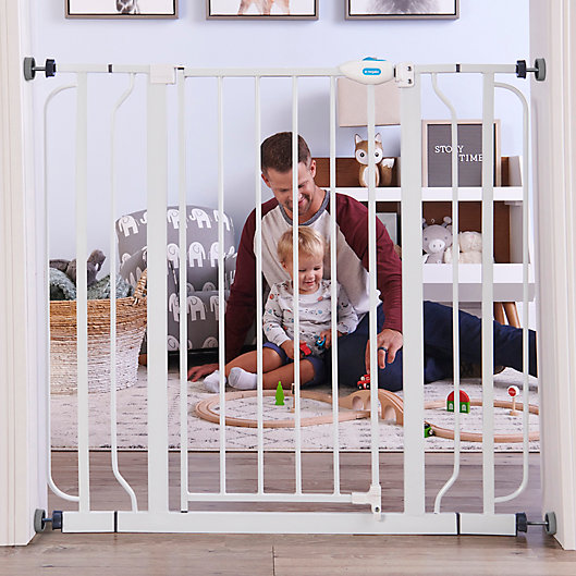 Alternate image 1 for Regalo® Wall Safe Extra Tall Safety Gate in White