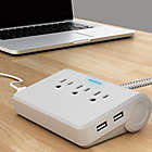 Alternate image 1 for Link2Home Power Dock Surge Protector in Grey