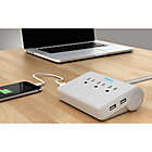 Alternate image 2 for Link2Home Power Dock Surge Protector in Grey