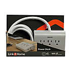 Alternate image 4 for Link2Home Power Dock Surge Protector in Grey