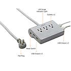 Alternate image 7 for Link2Home Power Dock Surge Protector in Grey