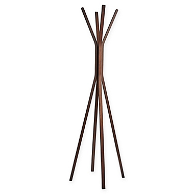 Adesso&reg; Toby Coat Rack in Walnut. View a larger version of this product image.