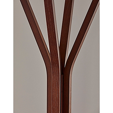 Adesso&reg; Toby Coat Rack in Walnut. View a larger version of this product image.