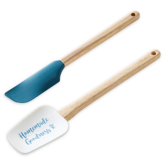 Ayesha Curry™ 2Piece Spatula & Spoonula Set in Red/Avocado Bed Bath