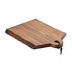 Alternate image 2 for Rachael Ray&reg; Cucina Pantryware 14-Inch x 11-Inch Wood Cutting Board with Handle