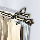 Alternate image 2 for Rod Desyne Arielle 28 to 48-Inch Double Drapery Rod Set in Antique Brass