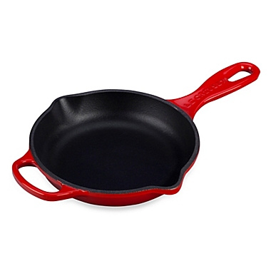 Le Creuset&reg; Signature 6.33-Inch Iron Handle Skillet in Cerise. View a larger version of this product image.