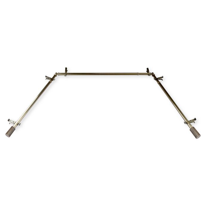 Rod Desyne Cedar 38 To 72 Inch 3 Sided Single Bay Window Drapery