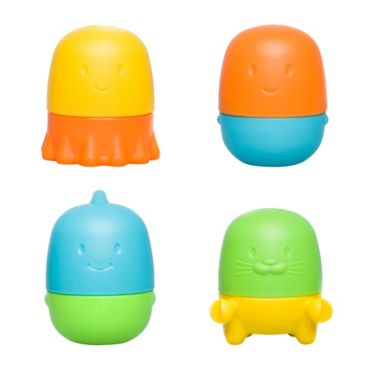 Ubbi&reg; 4-Piece Interchangeable Bath Toys. View a larger version of this product image.