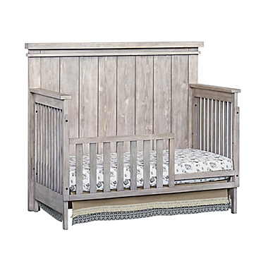 Soho Baby Hampton 4-in-1 Convertible Crib in Stonewash. View a larger version of this product image.