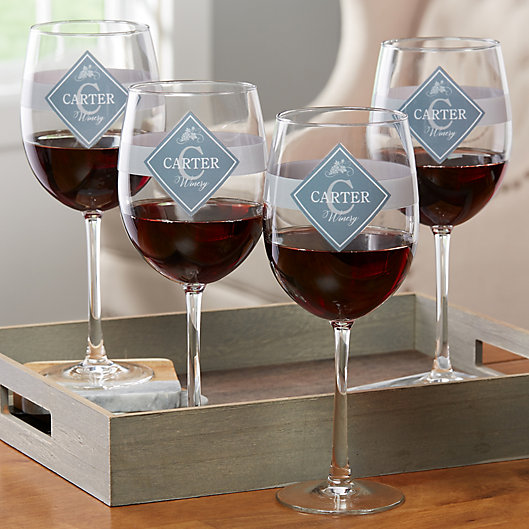 Alternate image 1 for Family Winery Personalized Red Wine Glass