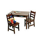 Alternate image 0 for Lipper International Child&#39;s Rectangle Table with Shelves & Chairs Set in Walnut