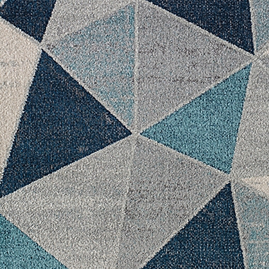 Rugs America Geometric Prism 8&#39; x 10&#39; Area Rug in Blue. View a larger version of this product image.
