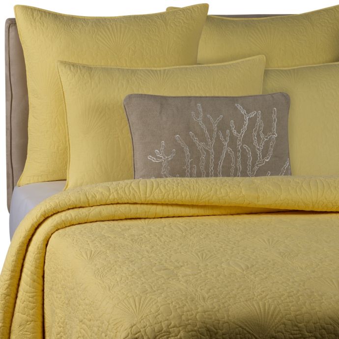 Solid Seashell Yellow Pillow Shams Bed Bath and Beyond Canada