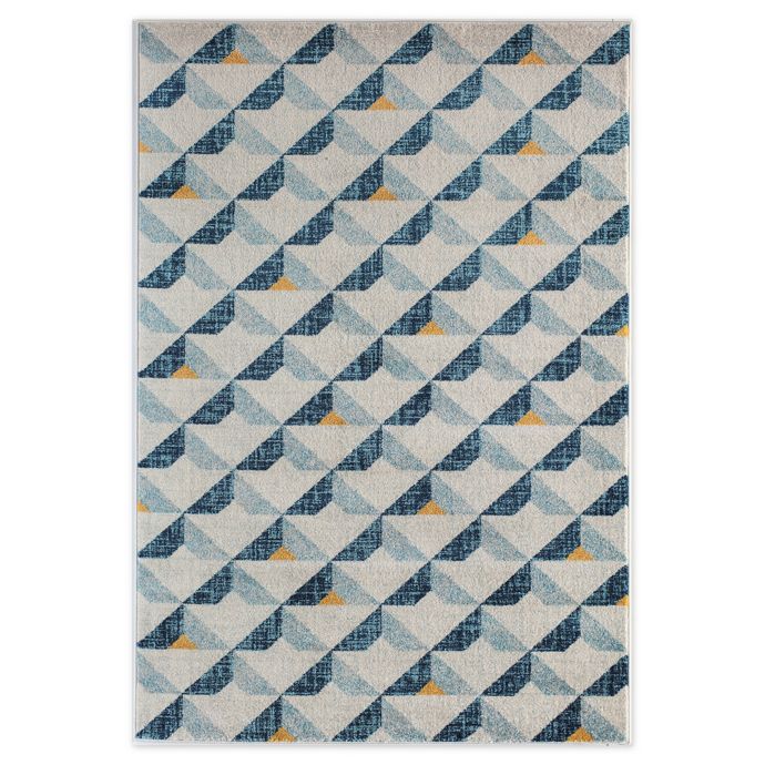 Rugs America Angular 5 X 7 Area Rug In Grey Bed Bath Beyond