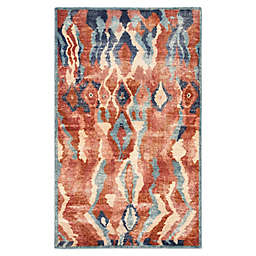 Jaipur Living Abstract 7'10 x 10' Area Rug in Red/Blue
