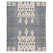 Jaipur Living Reign Tribal 5&#39; x 8&#39; Hand Knotted Area Rug in Blue/Ivory