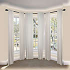 Alternate image 2 for Rod Desyne Forest 38 to 72-Inch 3-Sided Single Bay Window Drapery Rod with Finials