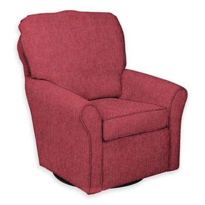 red nursery chair
