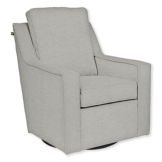 Alternate image 1 for The 1st Chair™ Custom Ellis Swivel Glider in Grey Fabrics