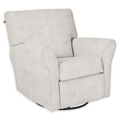 beige glider rocker