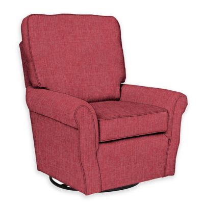 red nursery chair