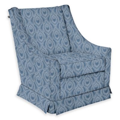 blue glider chair