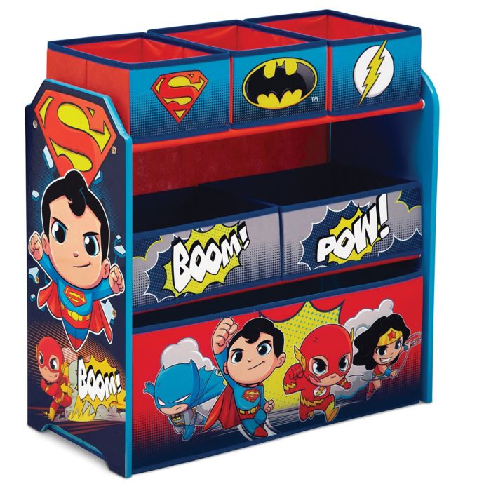 Delta Children Dc Super Friends Multi Bin Toy Organizer Buybuy Baby