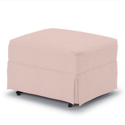 pink nursery glider and ottoman