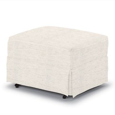 upholstered glider with ottoman