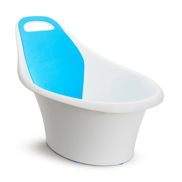 Munchkin® Sit & Soak Infant Bath Tub in White/Blue ...