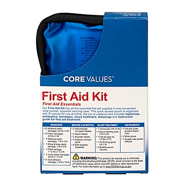 Core Values&trade; 81-Piece First Aid Kit. View a larger version of this product image.