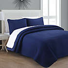 Alternate image 0 for Estate Collection Tristan Full/Queen Quilt Set in Navy