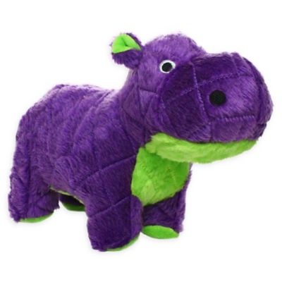 purple dinosaur dog toy