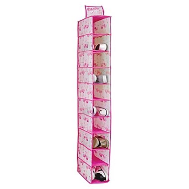 Laura Ashley&reg; Kids 10-Shelf Hanging Shoe Organizer. View a larger version of this product image.