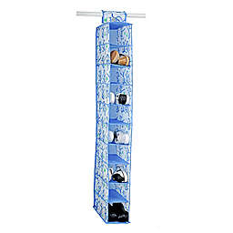 Laura Ashley® Kids 10-Shelf Hanging Shoe Organizer in Blue