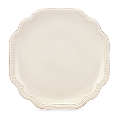 Lenox&reg; French Perle Bead Accent Plate in White. View a larger version of this product image.
