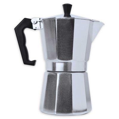 Primula Stainless Steel Espresso Maker with SILICON HANDLE ! 4&6 Cup 