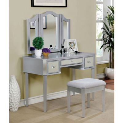 Furniture of America Joanie 3-Piece Vanity Set