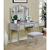 Furniture of America Joanie 3-Piece Vanity Set