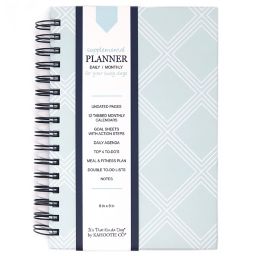 Diamond Daily/Monthly Planner in Teal
