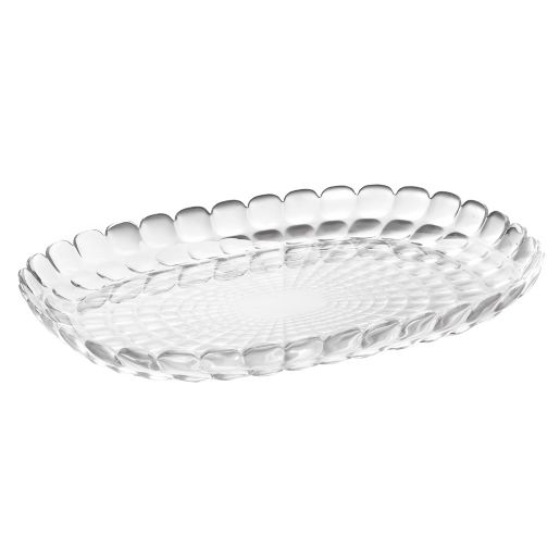 Fratelli Guzzini Tiffany Large Oval Clear Serving Tray