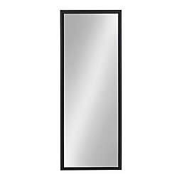 Kate and Laurel Evans 16-Inch x 48-Inch Rectangular Wall Panel Mirror in Black